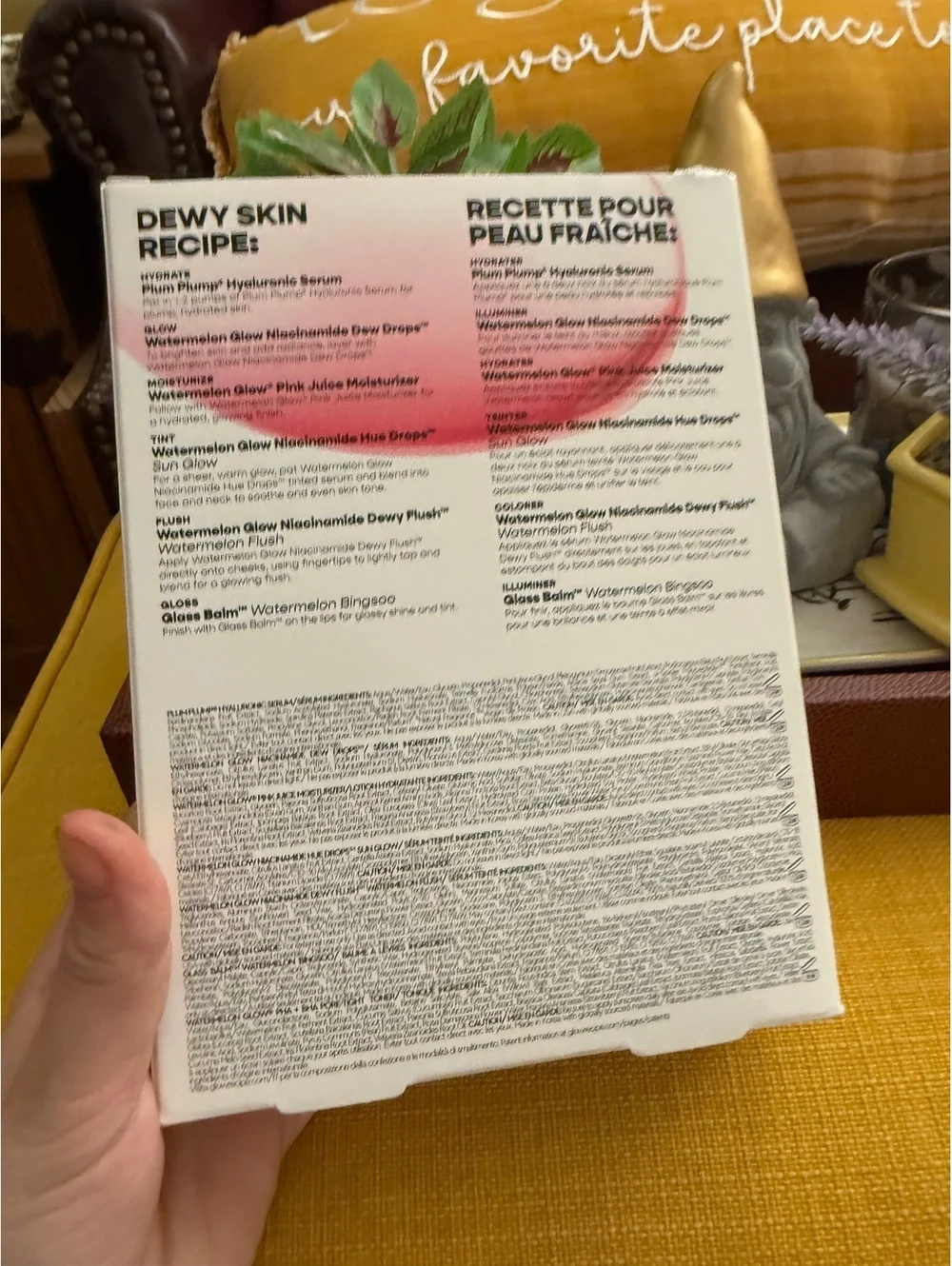 Glow recipe hue-tinis Sephora exclusive gift set new inbox